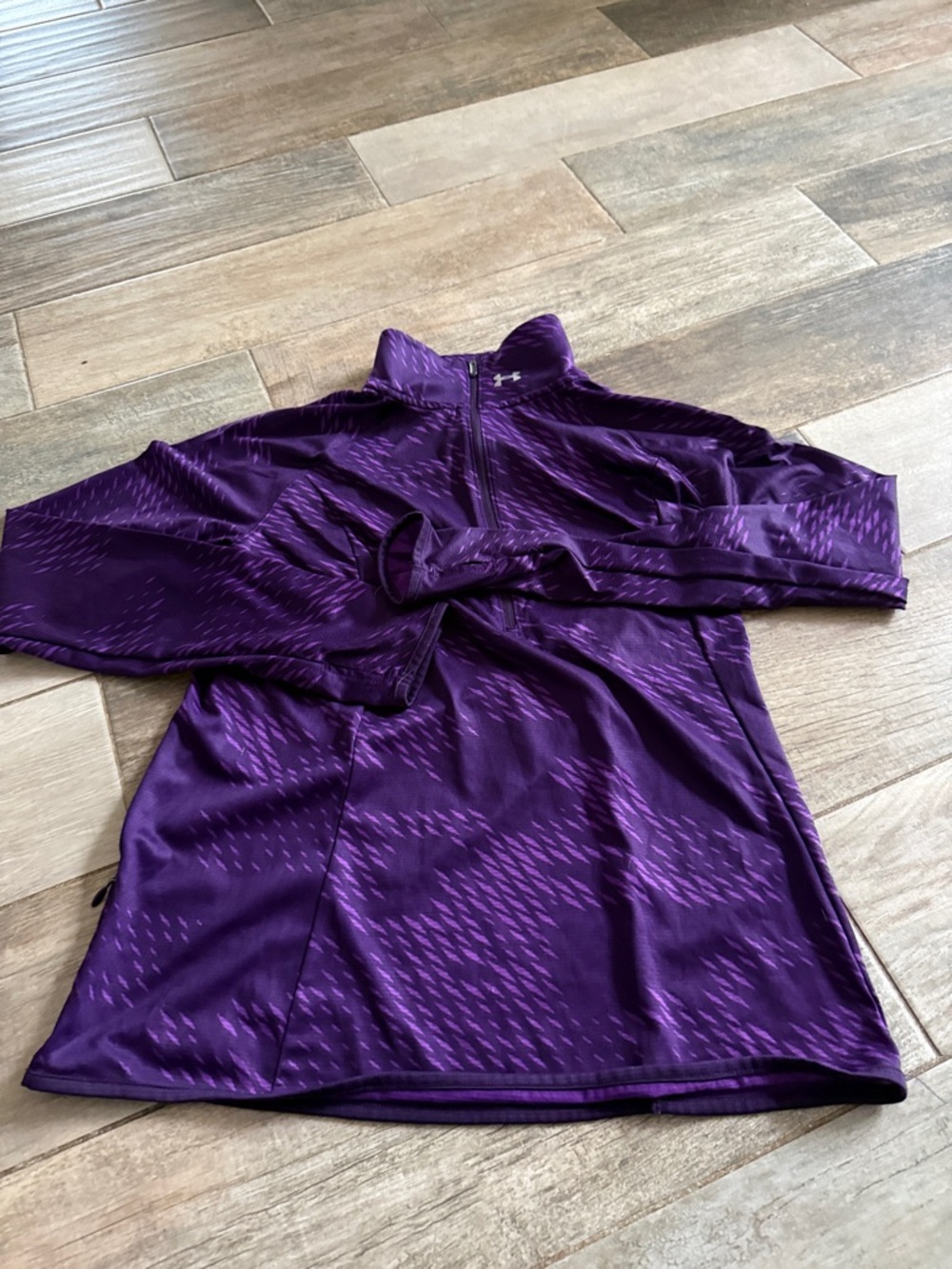 Under Armour Deep Purple Quarter-Zip Athletic Pullover
